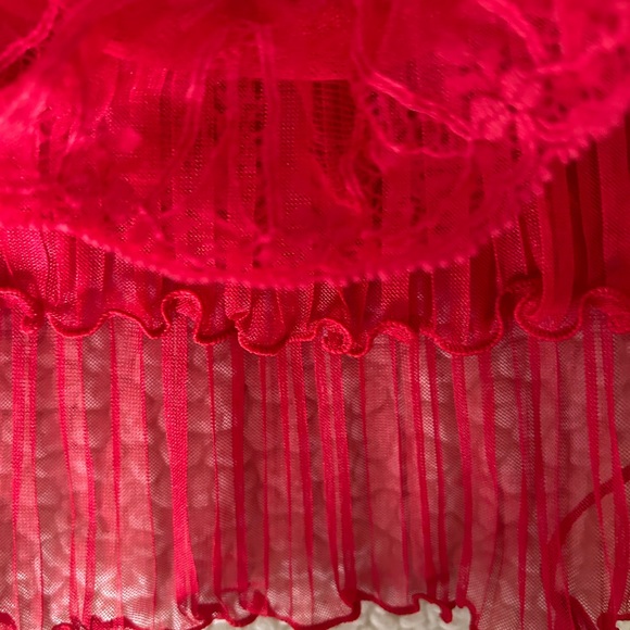 Agent Provocateur Red Waspy Belt - Picture 2 of 3